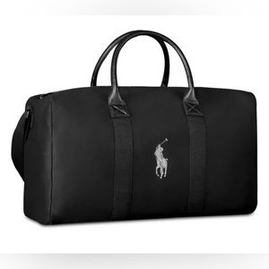 Polo Ralph Lauren Duffel Travel Gym Overnight Weekender Duffle Bag New